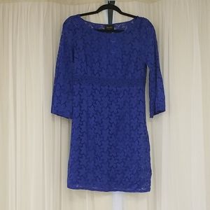 60s style blue mini dress